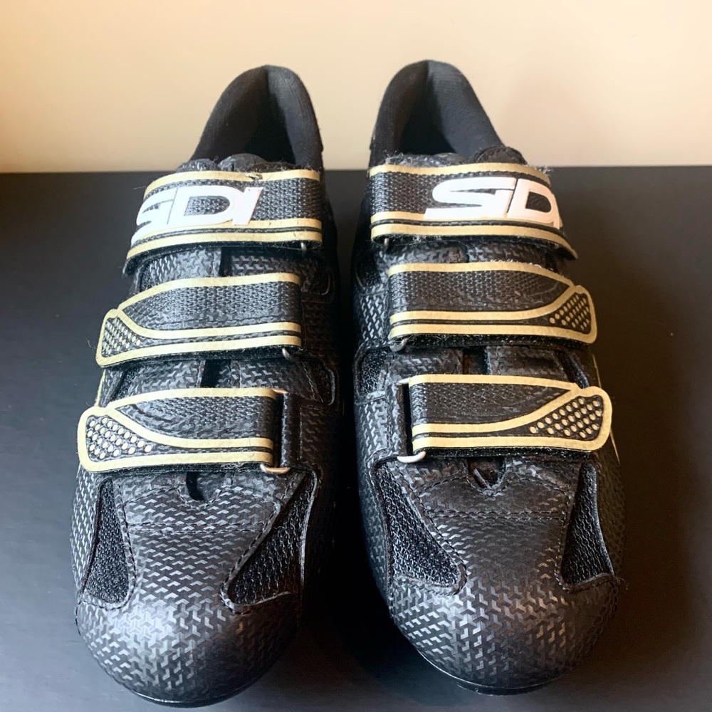 SIDI Shimano Women's Black & Gold Cycling Shoes
